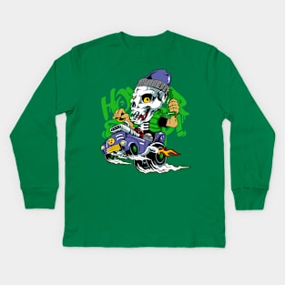 sir skully Kids Long Sleeve T-Shirt